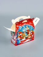 Подарочная новогодняя коробка «Лесные колядки», Баул 22×9×22 см - фото 809141598