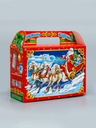 Подарочная новогодняя коробка «Чудеса», Чемодан 23?10.5?16.5 см (комплект 2 шт) - фото 51142141