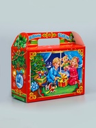 Подарочная новогодняя коробка «Чудеса», Чемодан 23?10.5?16.5 см (комплект 2 шт) - фото 51142143