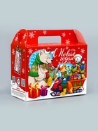 Подарочная новогодняя коробка «Доброта», Чемодан 23?10.5?16.5 см (комплект 2 шт) - фото 51142147