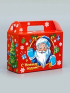 Подарочная новогодняя коробка «Новогодняя дружба» , Чемодан 23×10.5×16.5 см - фото 809108165