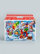 Подарочная новогодняя коробка «Новогодняя елка», 31×6.5×21.5 см - фото 809108182