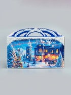 Подарочная новогодняя коробка «Вечерняя мелодия» , Портфель макси широкий, 37×8×20.2 см - фото 809108200