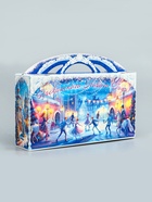 Подарочная новогодняя коробка «Вечерняя мелодия» , Портфель макси широкий, 37×8×20.2 см - фото 809108201