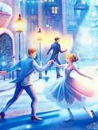 Подарочная новогодняя коробка «Вечерняя мелодия» , Портфель макси широкий, 37×8×20.2 см - фото 809108202