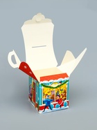 Подарочная новогодняя коробка «Волшебная лавка», домик, 12×12×19 см - фото 809141629