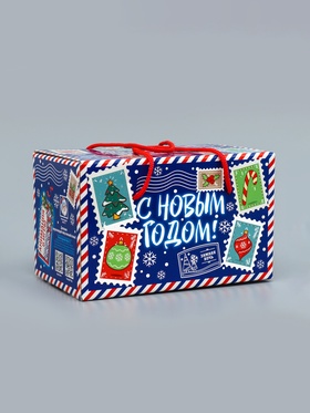 Подарочная новогодняя коробка «Долгожданная» , Посылка 20×12×12 см
