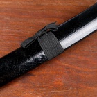 УЦЕНКА Макет оружия «Сувенирные катаны на подставке 3в1. Рептилия чёрная», ножны кожзам, 47/70/89 см - Фото 6