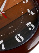 УЦЕНКА Часы настенные, интерьерные "Паркет", бесшумные, d-23 см, коричневый корпус - Фото 6