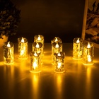 УЦЕНКА Светодиодная свеча, ночник LED RISALUX «Страшилки», от батареек, 3.8×3.8×7.5 см, МИКС - Фото 3