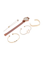 УЦЕНКА Женский подарочный набор Rinnady 5 в 1: наручные часы и 4 браслета - Фото 4