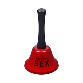 УЦЕНКА Колокольчик металлический, звонок настольный Ring for a sex, 13.5×7.5×7.5 см 10916664