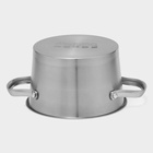 УЦЕНКА Кастрюля Magistro HiTech Steel 2 л d=18 см, h=11 см, нержавеющая сталь, индукция - Фото 4