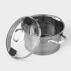 УЦЕНКА Кастрюля Magistro HiTech Steel 2 л d=18 см, h=11 см, нержавеющая сталь, индукция - Фото 7