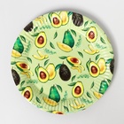 УЦЕНКА Набор бумажной посуды «Авокадо», 6 тарелок, 6 стаканов, 1 гирлянда 10916792