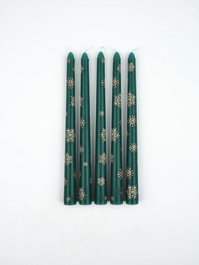 Свечи новогодние набор 5 шт. «Исполнения всех желаний», античные