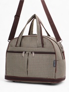 Сумка дорожная Lucky Mark на молнии, 3 наружных кармана, с увеличением, длинный ремень, бежевый/коричневый - Фото 1