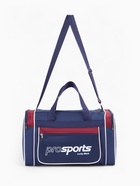 Сумка спортивная Lucky Mark, на молнии, 3 наружных кармана, длинный ремень, синяя/бордовая - Фото 3