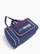 Сумка спортивная Lucky Mark, на молнии, 3 наружных кармана, длинный ремень, синяя/бордовая - Фото 6