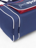 Сумка спортивная Lucky Mark, на молнии, 3 наружных кармана, длинный ремень, синяя/бордовая - Фото 7