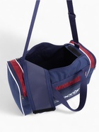 Сумка спортивная Lucky Mark, на молнии, 3 наружных кармана, длинный ремень, синяя/бордовая - Фото 9