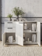 Комод напольный «Стандарт – 3», 1200×828×460 мм, цвет дуб крафт белый - фото 51142304