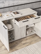 Комод напольный «Стандарт – 4», 1200×828×460 мм, цвет дуб крафт белый - фото 51142308