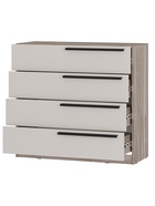 Комод напольный «Урбан КМ – 027», 902×833×372 мм, цвет дуб смоки/кашемир - фото 51142329