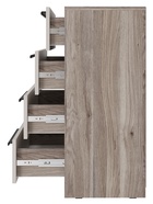 Комод напольный «Урбан КМ – 027», 902×833×372 мм, цвет дуб смоки/кашемир - фото 51142331