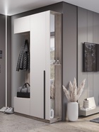 Прихожая «Урбан ПР – 01», 1202×2293×372 мм, цвет дуб смоки/кашемир - Фото 2