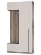 Прихожая «Урбан ПР – 01», 1202×2293×372 мм, цвет дуб смоки/кашемир - Фото 5