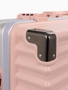 УЦЕНКА Чемодан 24", 38×24×67, отд на молнии, 2 код замка, крючок, розовый 10916798