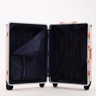 УЦЕНКА Чемодан 24", 38×24×67, отд на молнии, 2 код замка, крючок, розовый 10916798