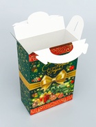 Коробка подарочная новогодняя Ларец «Бантик» 17.5×31×7 см - фото 54003290