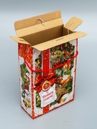 Коробка подарочная новогодняя «Яркий праздник» 22.5×34×10 см - фото 809141651