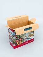 Коробка подарочная новогодняя «Рождественский город» 34×14×35.5 см - фото 52743563