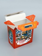 Коробка подарочная новогодняя «Путешествие на паровозе» 21×12×27 см 10897416