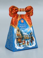 Коробка подарочная новогодняя «Пакет с бантом» 18×12×27.7 см - фото 116600312