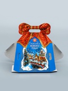 Коробка подарочная новогодняя «Пакет с бантом» 18×12×27.7 см - фото 809141655