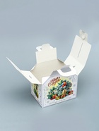 Коробка подарочная новогодняя «Ларец белый» 17×12×13 см - фото 809141656