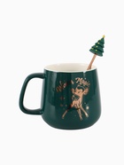 УЦЕНКА Кружка с ложкой Winter magic Бемби, 350 мл - Фото 8