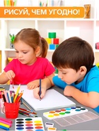 Альбом для рисования Calligrata «Город» А4, 40 листов. на гребне, пластиковая обложка - Фото 3