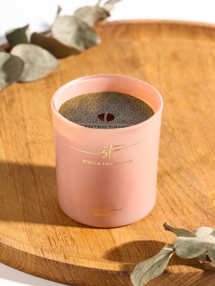 Ароматическая свеча Stella Fragrance 160 г, Sensual - Фото 1