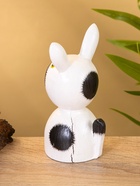 УЦЕНКА Набор сувенирный «Зайки» дерево H 14, 12, 9 см, цв. бело-чёрный 10916895