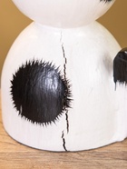 УЦЕНКА Набор сувенирный «Зайки» дерево H 14, 12, 9 см, цв. бело-чёрный 10916895