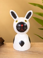 УЦЕНКА Набор сувенирный «Зайки» дерево H 14, 12, 9 см, цв. бело-чёрный 10916895