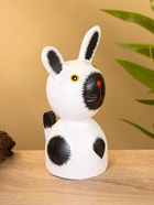 УЦЕНКА Набор сувенирный «Зайки» дерево H 14, 12, 9 см, цв. бело-чёрный 10916895