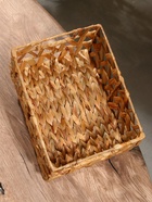 УЦЕНКА Корзина плетеная 30x23x15 см, водный гиацинт - Фото 4