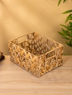 УЦЕНКА Корзина плетеная 30x23x15 см, водный гиацинт - Фото 9