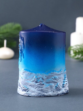 Свеча декоративная «Новогодняя» 5×8×11 см